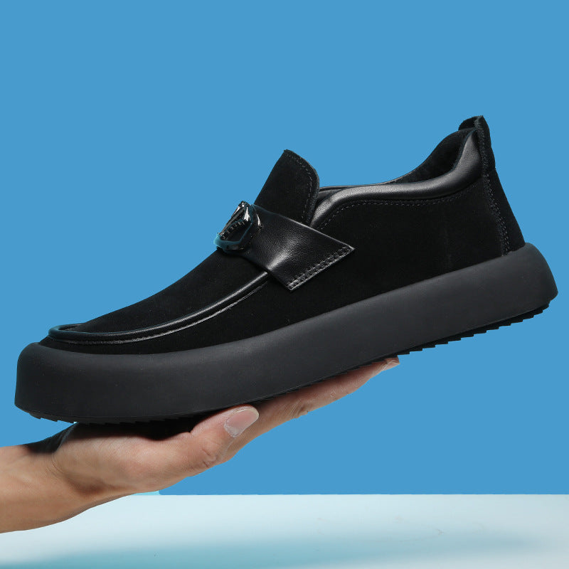 Men's Slouchy Autumn Fashion Suede Slip-on Sneakers