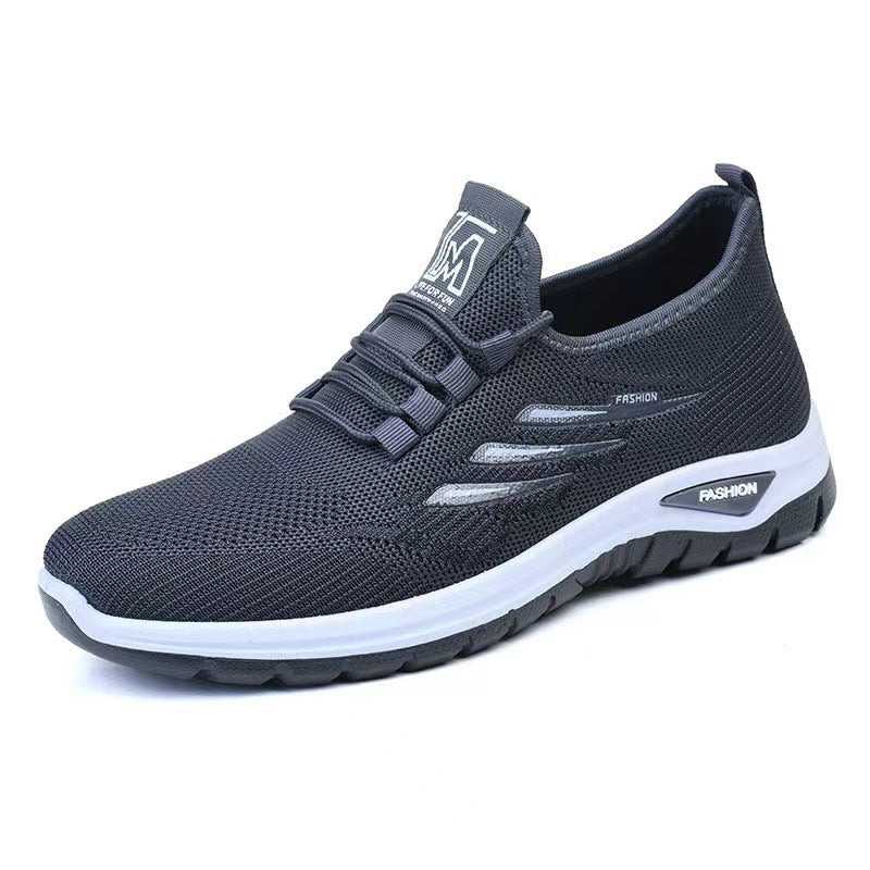 Men's Autumn Breathable Fly Woven Mesh Trendy Casual Shoes
