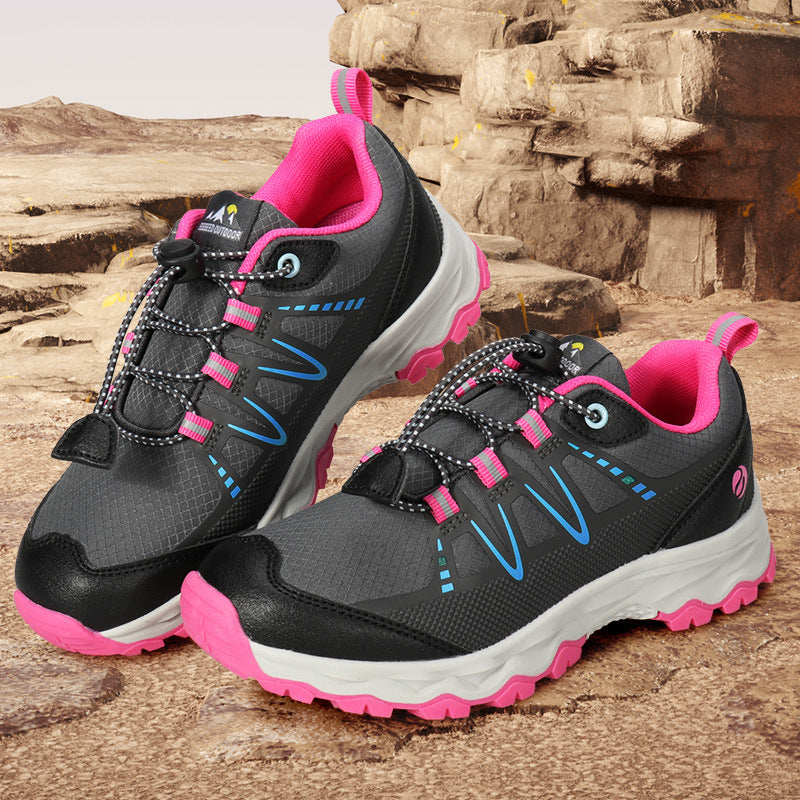 Children's Hiking Autumn Outdoor Medium Big Breathable Kid's Sneakers