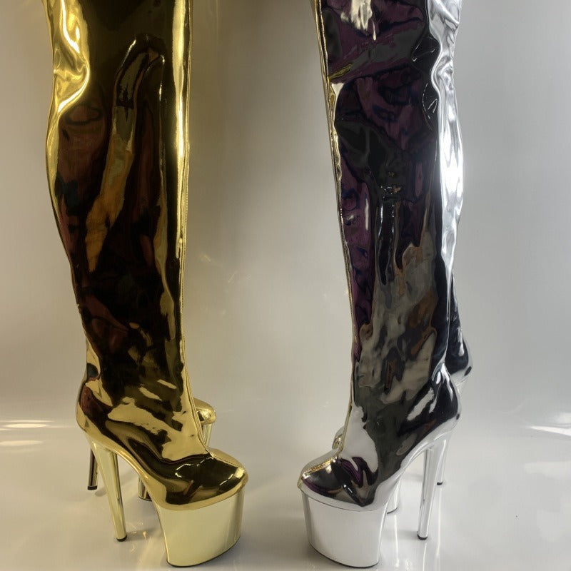 Pole Dance Pure Sier For Performance Boots