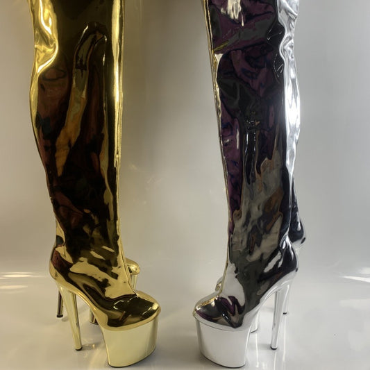 Pole Dance Pure Sier For Performance Boots