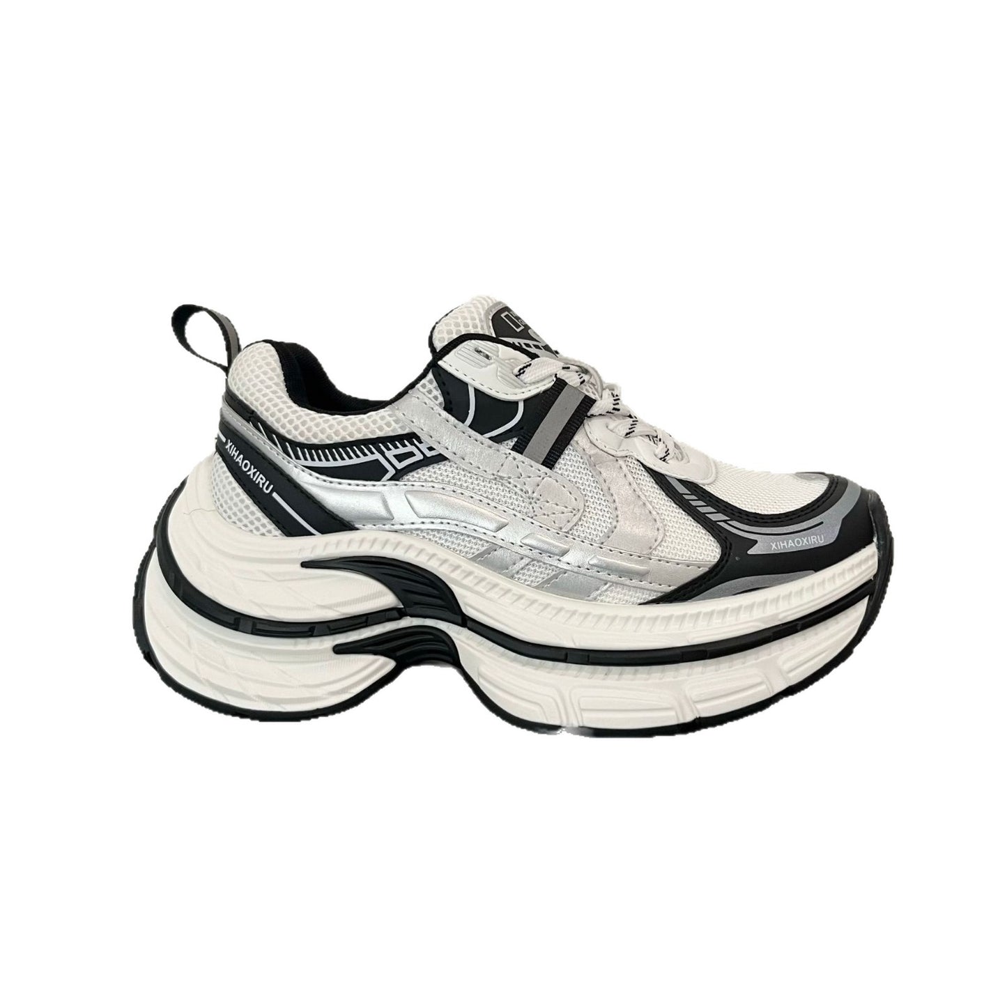 Women's Heightened Daddy Mesh Breathable Outdoor Leisure Sneakers