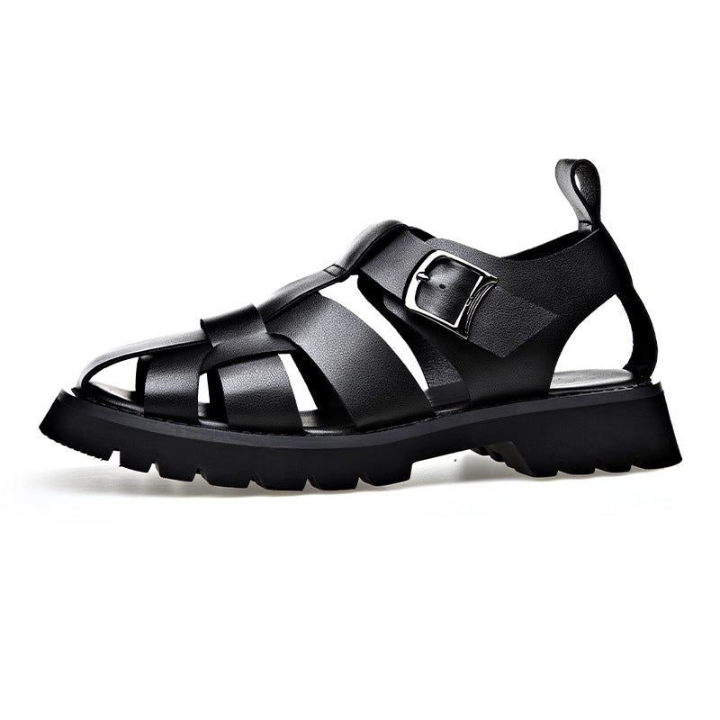 Men's Summer Breathable Roman Hollow Plus Size Sandals