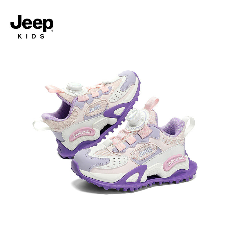 Children's Climbing Mesh Breathable Boys Running Shock Kid's Sneakers