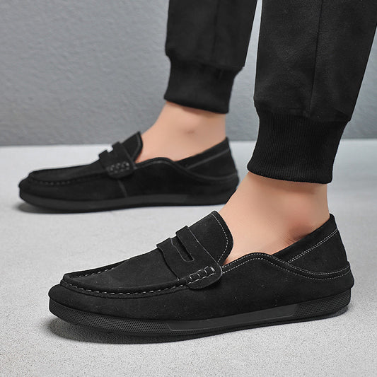 Men's Autumn Suede Soft Bottom Father Style Loafers