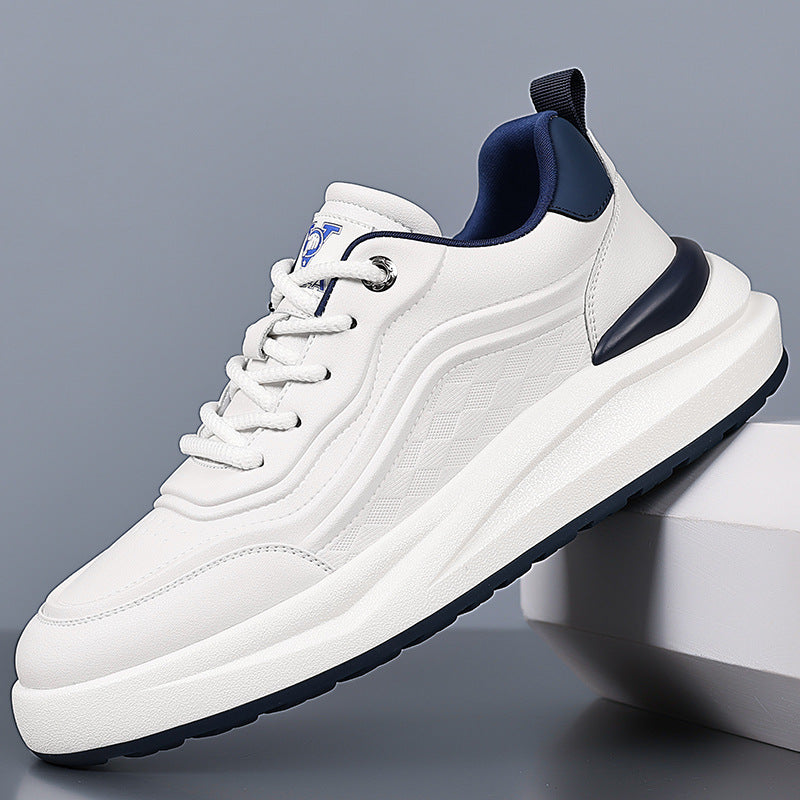 Men's Fashionable Classic Sports Versatile White Board Sneakers