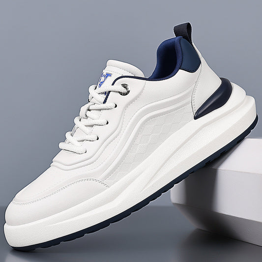 Men's Fashionable Classic Sports Versatile White Board Sneakers