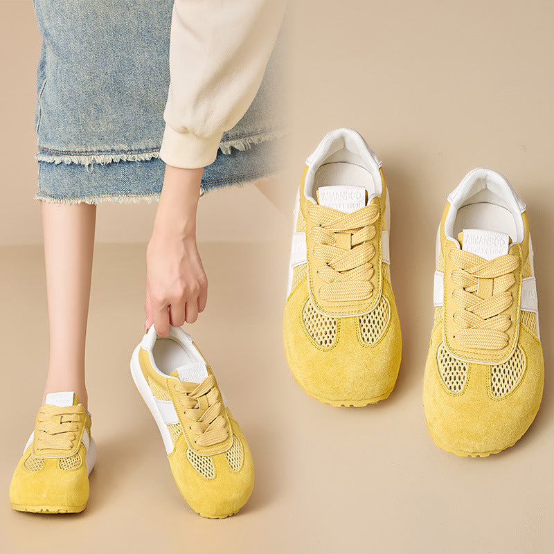 Women's Genuine Sports Summer Hollow Hole Platform Casual Shoes