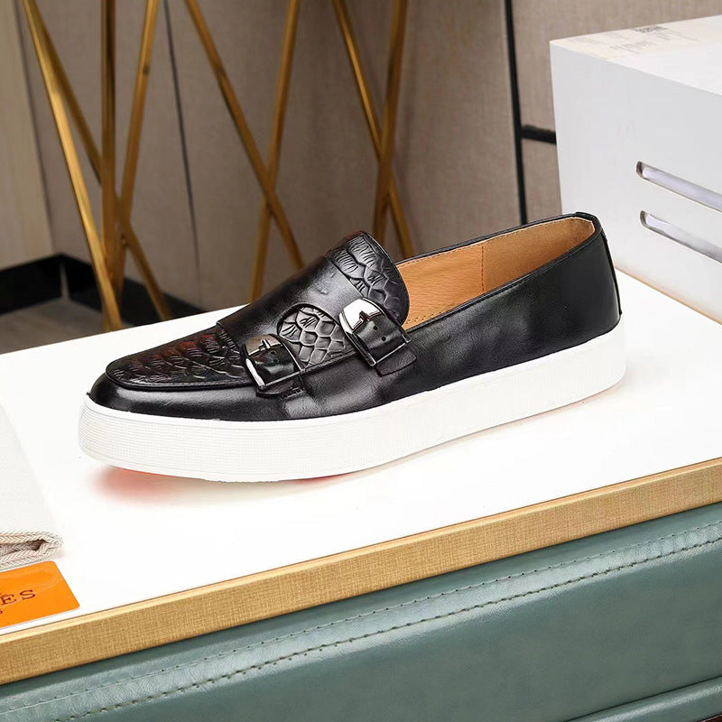 Men's Slip-on Korean Style British Fashion First Casual Shoes
