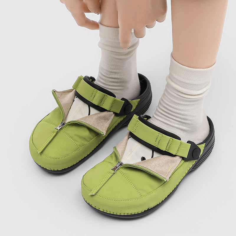 Women's & Men's Closed Toe Half Outdoor Trend Commuter Platform Sandals