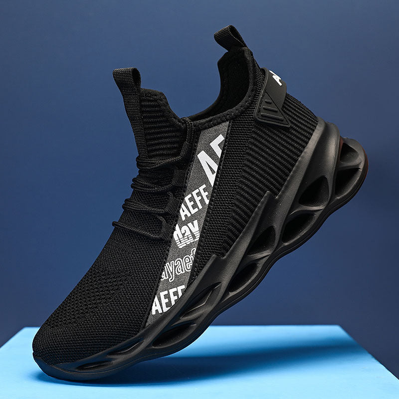 Men's Summer Lightweight Running Cloth Flying Woven Sneakers