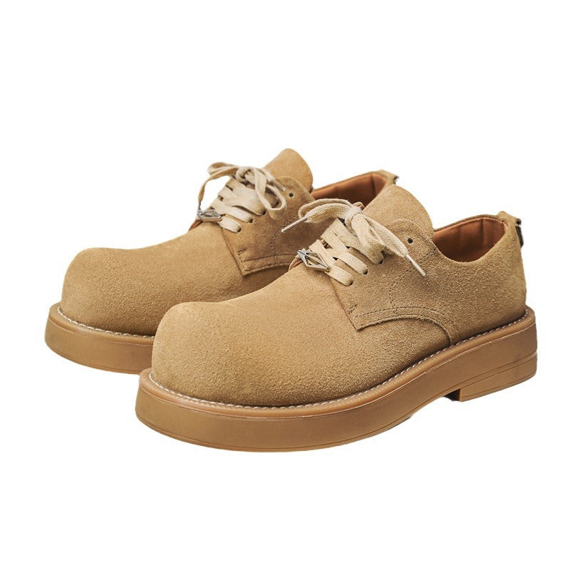 Men's Autumn Platform Height Increasing Big Head Men's Shoes
