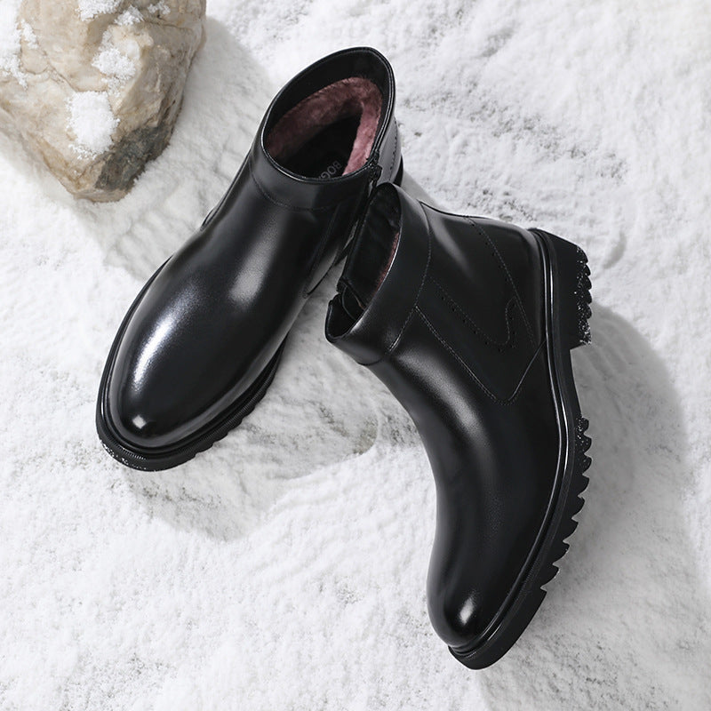 Men's Integrated Winter Warm With Veet Wool Boots