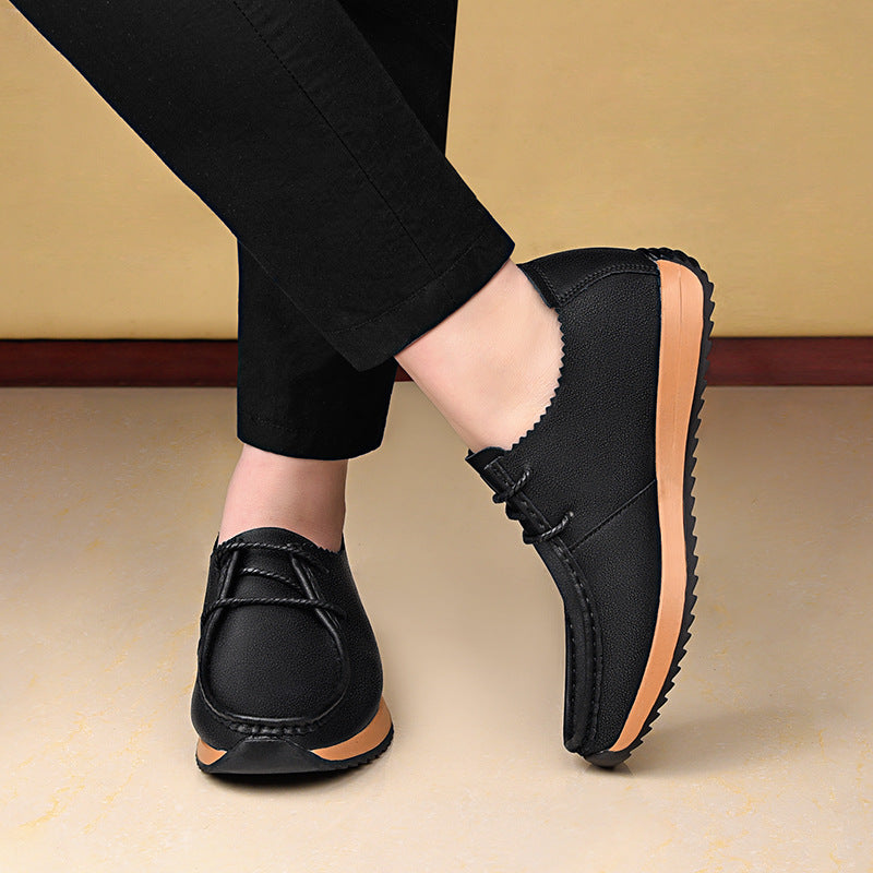 Men's British Plus Size Invisible Height Increasing Men's Shoes