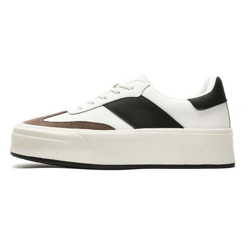 Women's & Men's Square Toe Retro Thick Bottom German Training Sneakers