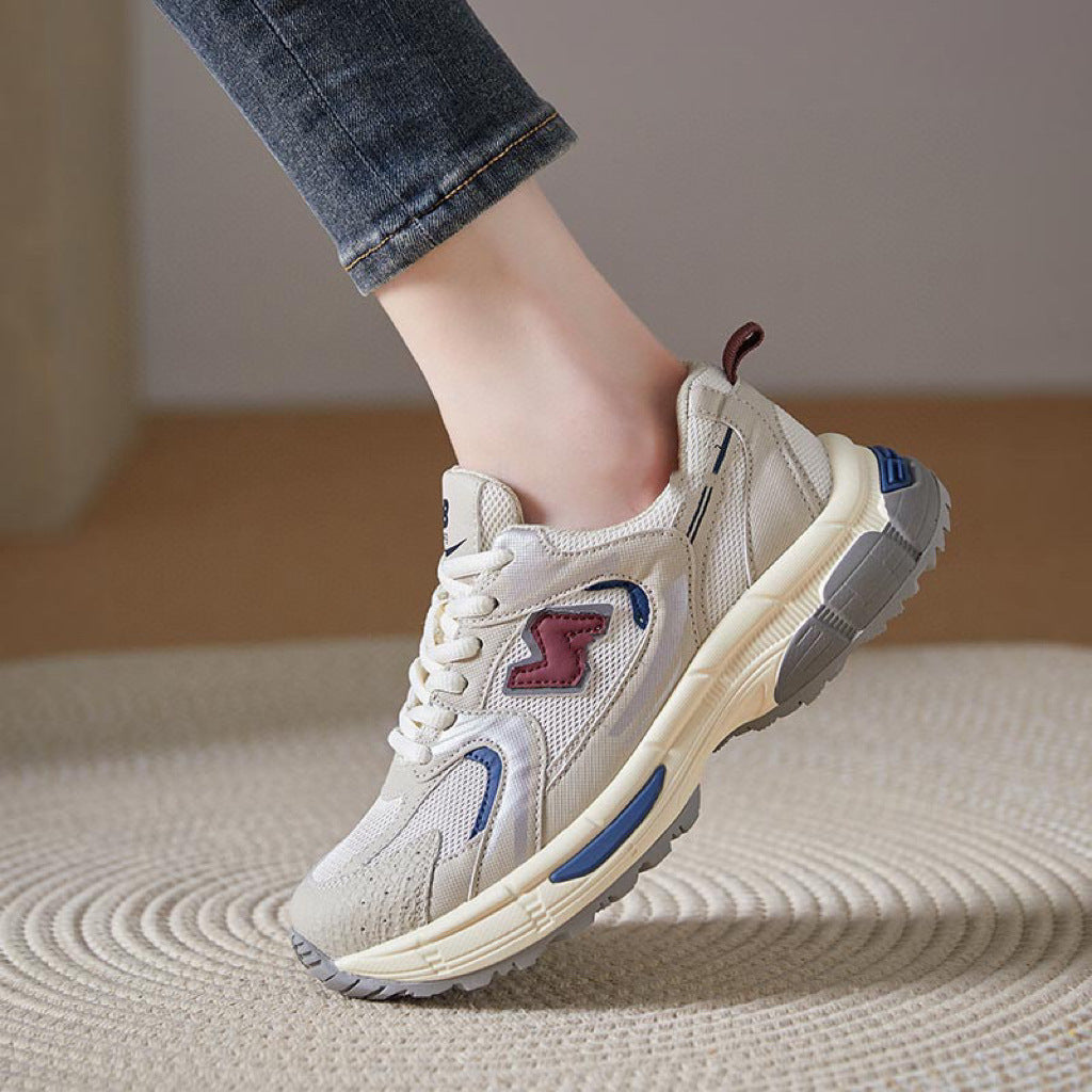 Women's Dad Retro Autumn Mesh Breathable Lightweight Sneakers