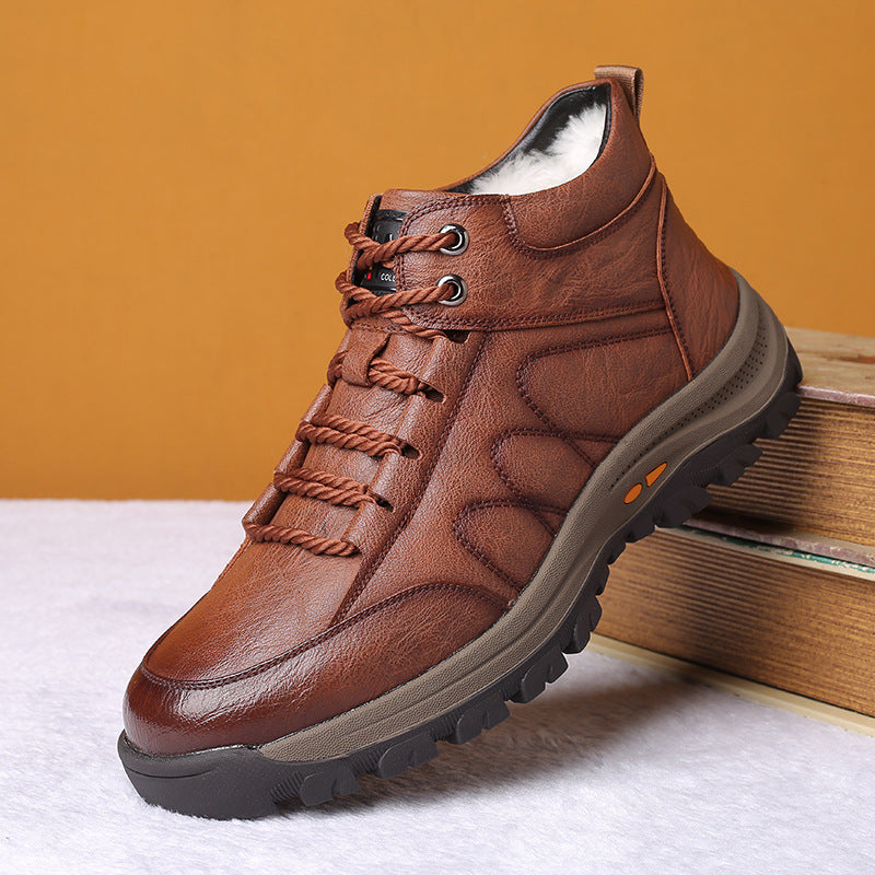 Men's Cotton Winter Veet Thermal Thickening Wool Men's Shoes