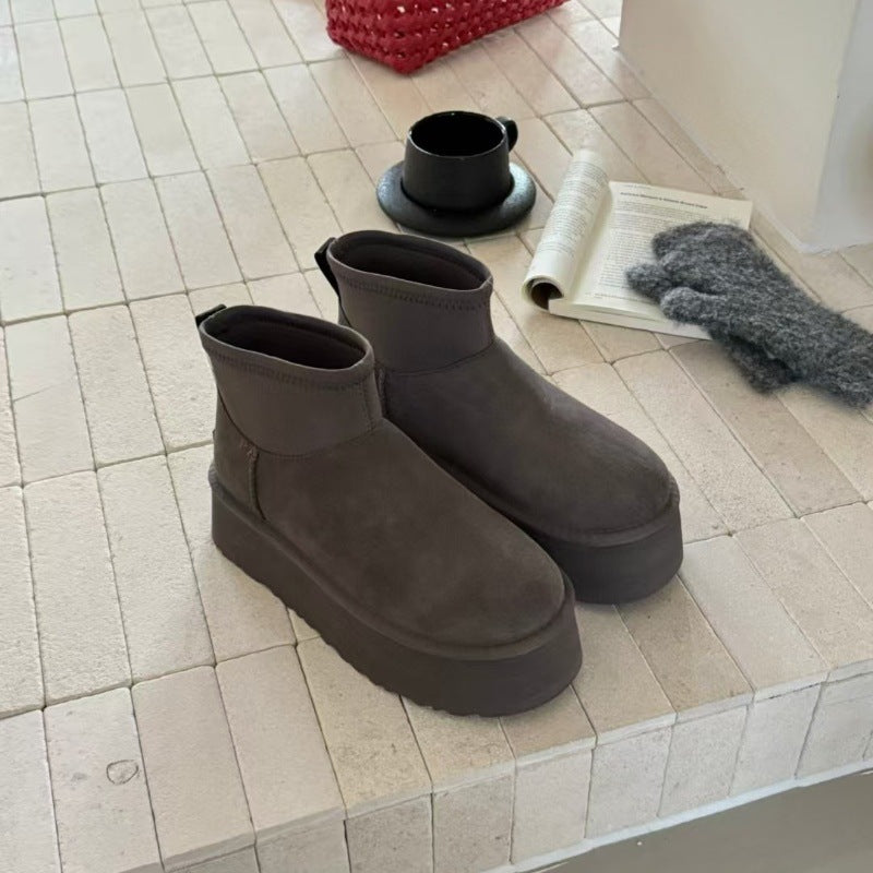 Women's Winter Socks Thick-soled Pencil Stretch Snow Boots