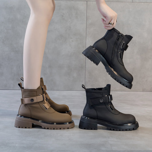 Women's Ge Platform Martin Female Short Boots
