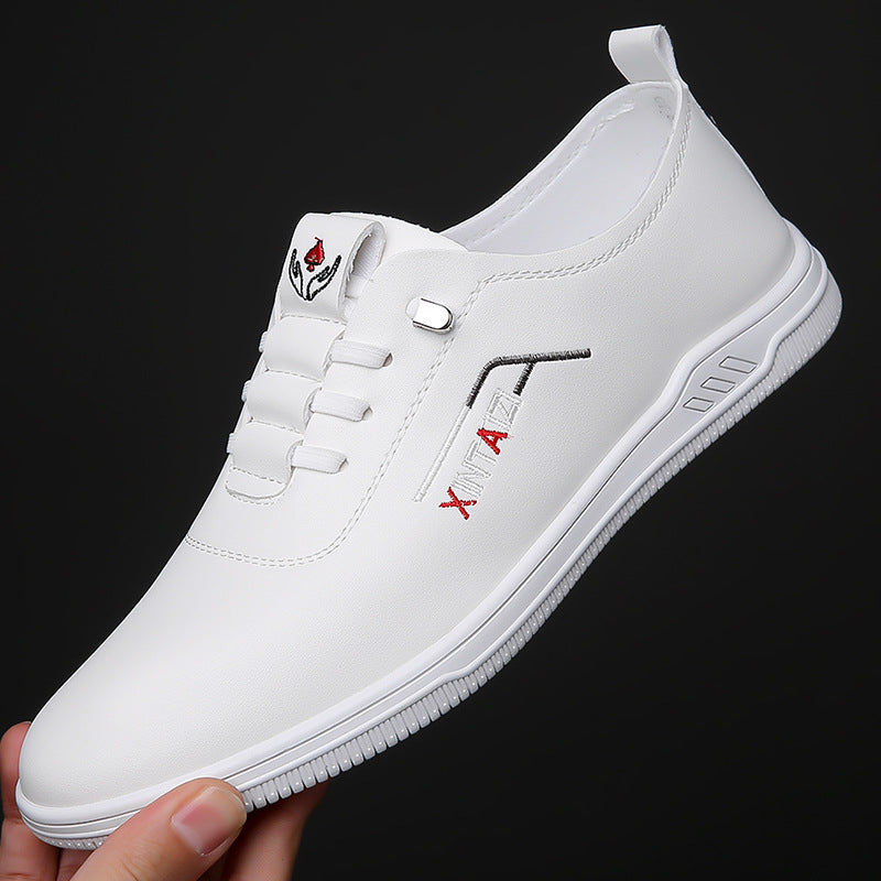 Men's White Springtide Flow Fashion Slip-on Soft Loafers
