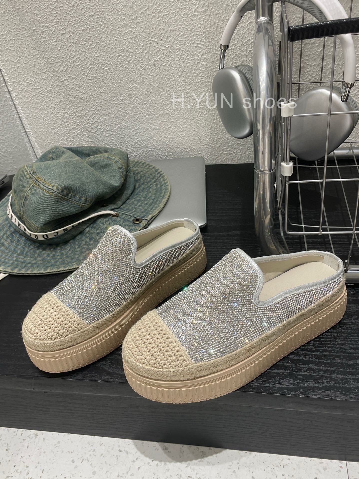 Women's Fisherman Summer Rich Shiny Noble Temperament Slippers