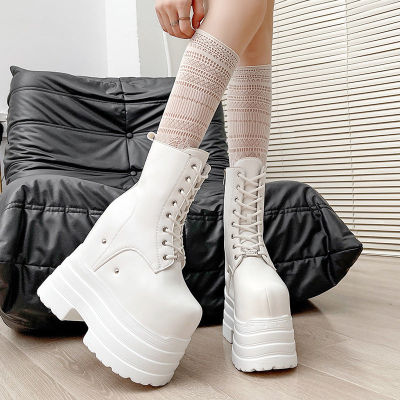 Thick Bottom Small Man Plus Size Boots