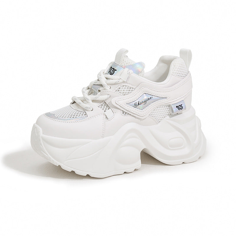 Women's Dad Summer Fashion Mesh Sports Thick Sneakers