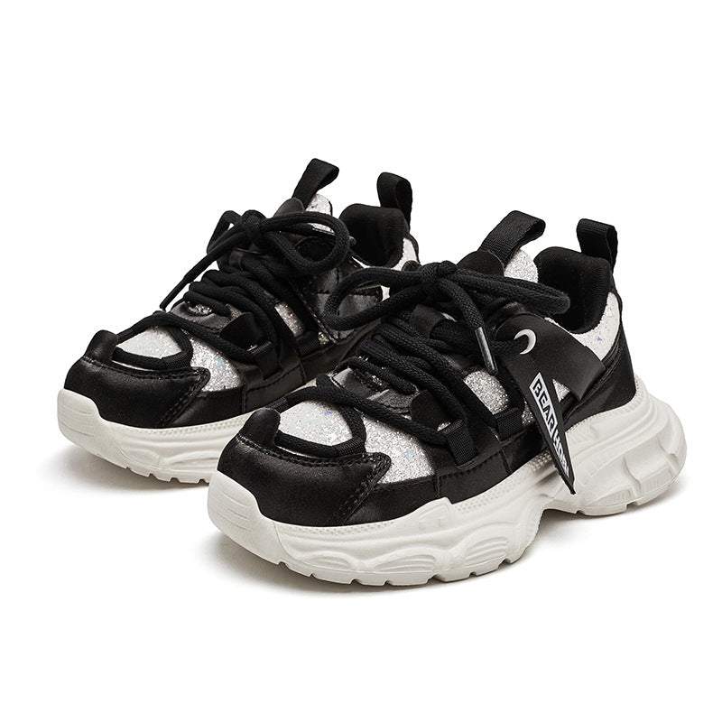 Children's Attractive Classic Campus Leisure Dad Kid's Sneakers