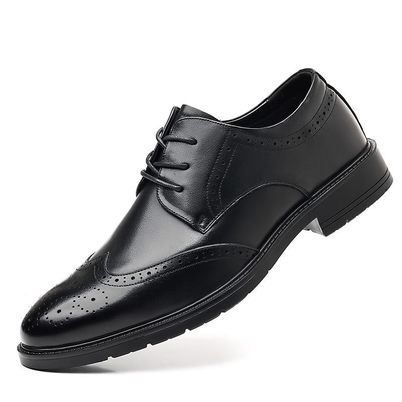 Men's Soft Business Formal Suit British Style Leather Shoes