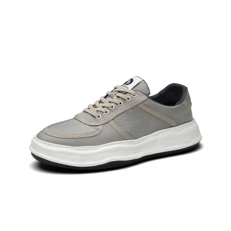 Men's Ice Silk Korean Fashion Breathable Skateboard Canvas Shoes