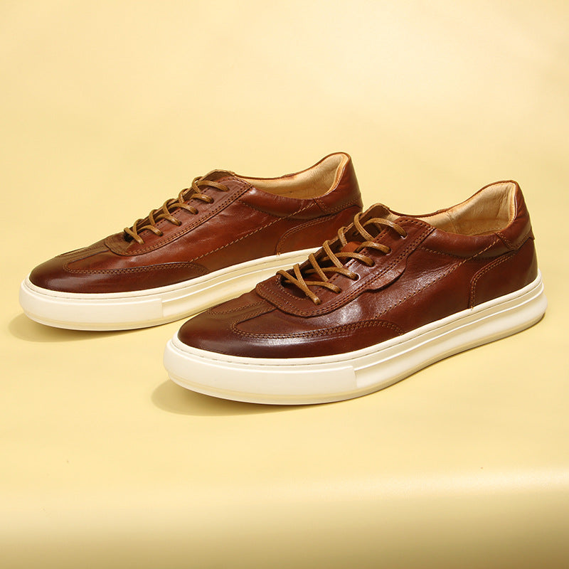 Men's Horse Washed-out Vintage Aircraft Head Fashion Sneakers
