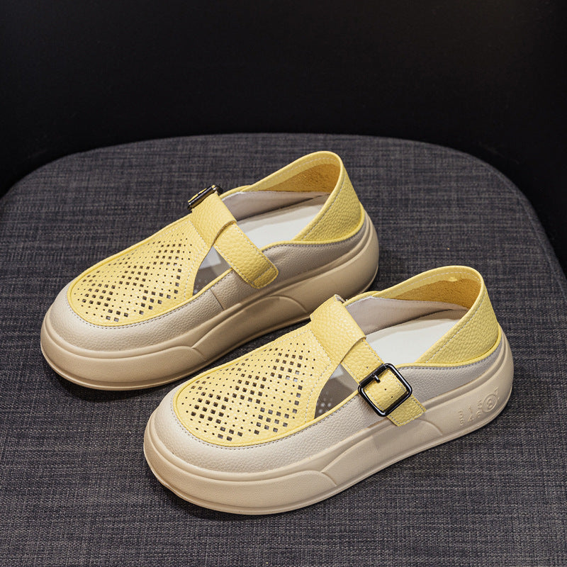 Women's Genuine For Pregnant Toe Box Summer Sandals