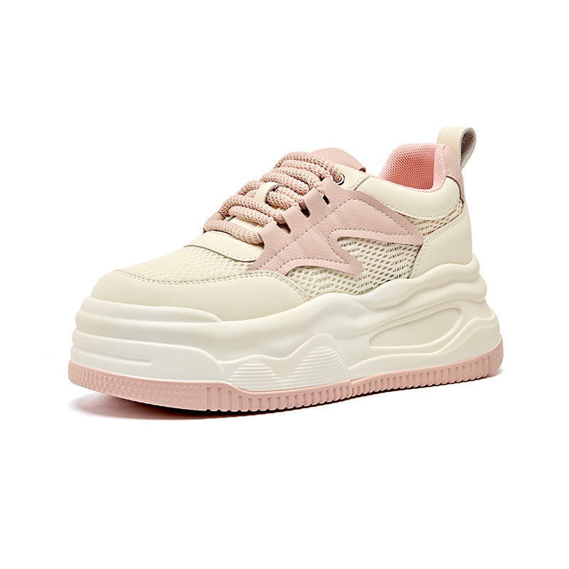Women's Board Sports Platform Daddy Mesh Breathable Casual Shoes