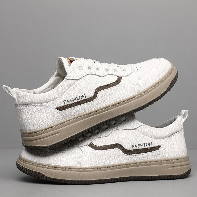 Men's Flat Style White Sports Fashionable Summer Sneakers