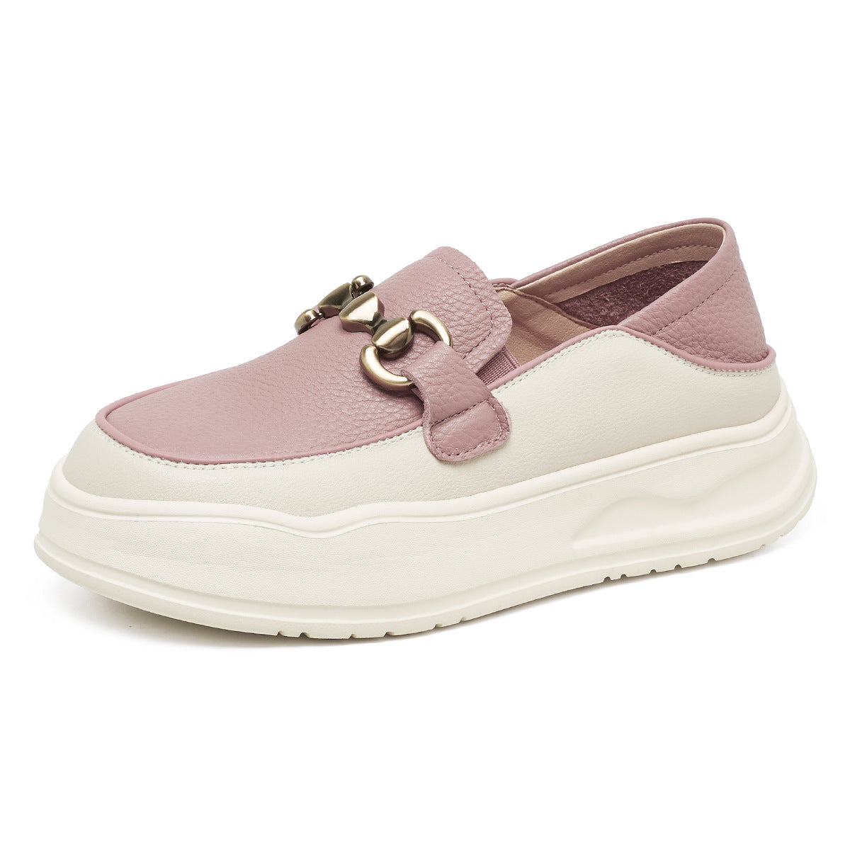 Women's Top Layer Cowhide Easy Wear Trendy Casual Shoes