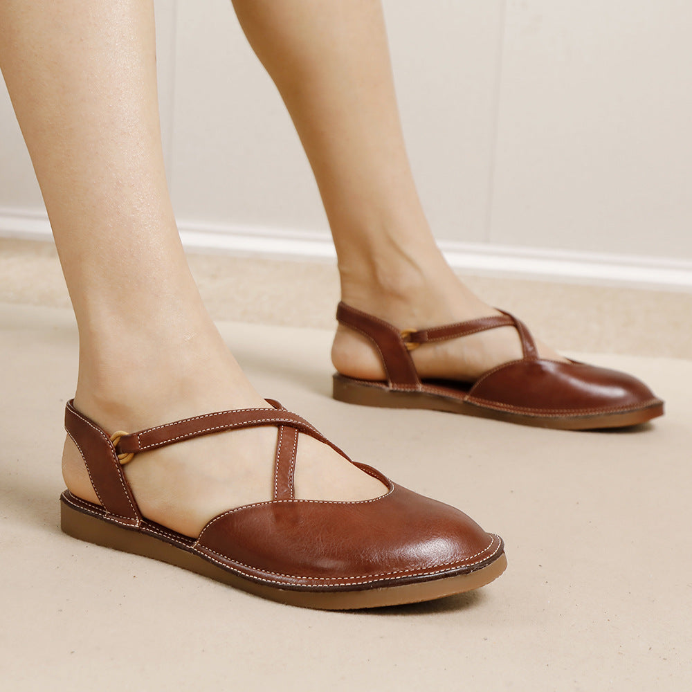 Women's Not Tired Feet Soft Bottom Closed Toe Sandals