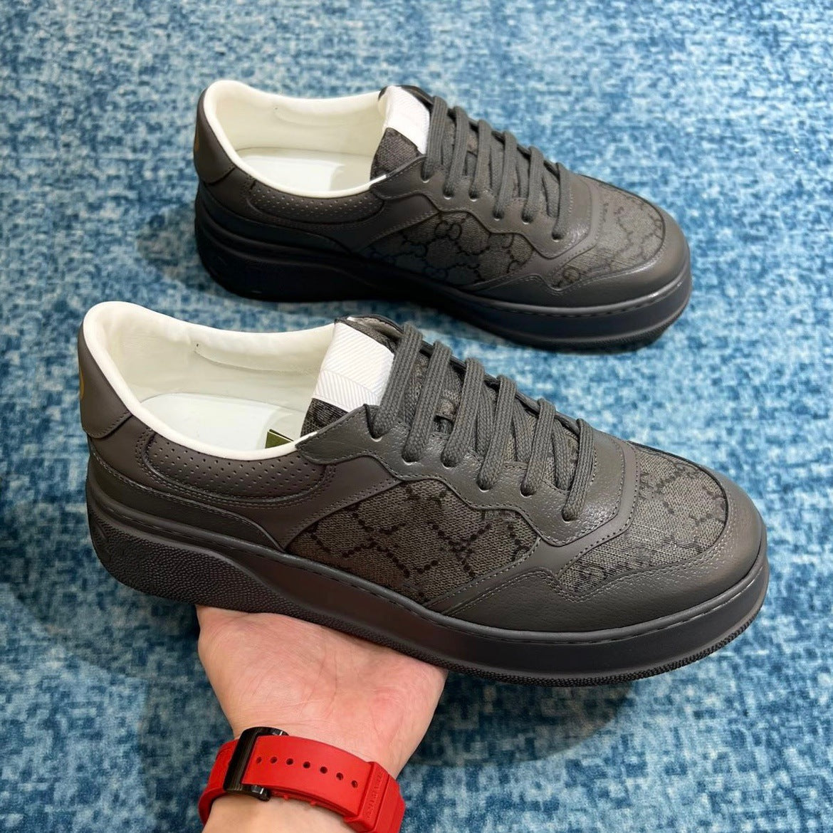 Platform White Height Increasing Leisure Male Casual Shoes