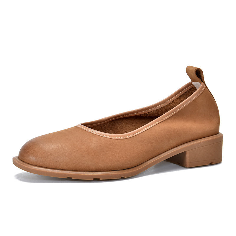 Women's Price Pumps Soft Bottom Black Low-cut Women's Shoes