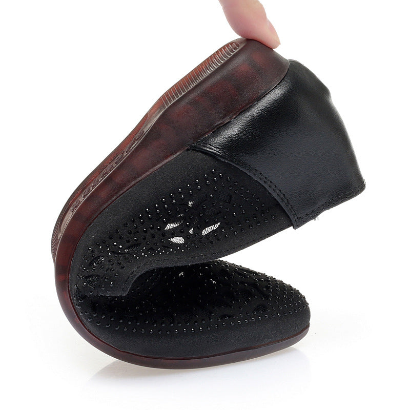 Women's Rhinestones Hollow Mesh Flat Tendon Bottom Sandals