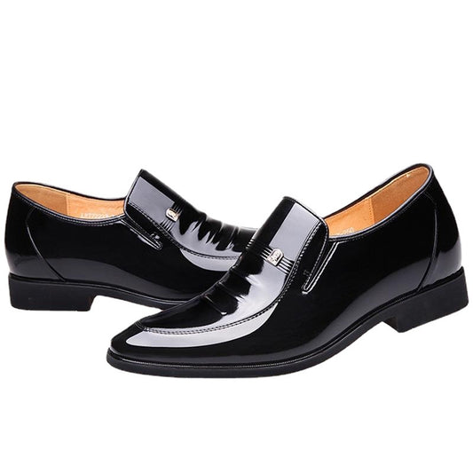Men's Head Business Formal Height Increasing Insole Leather Shoes