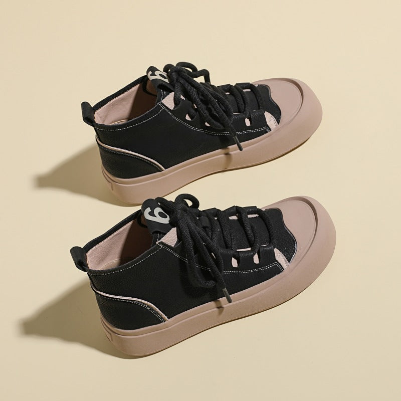 Women's Vintage Genuine Made Korean Platform Big Boots