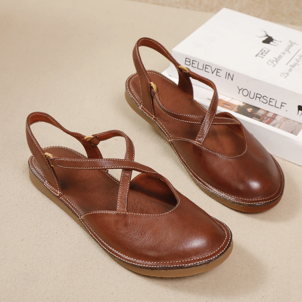 Women's Not Tired Feet Soft Bottom Closed Toe Sandals