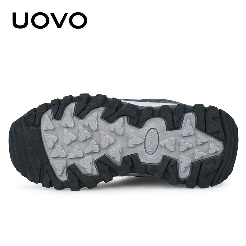 Children's Outdoor Running Boy Hiking Plastic Buckle Sneakers