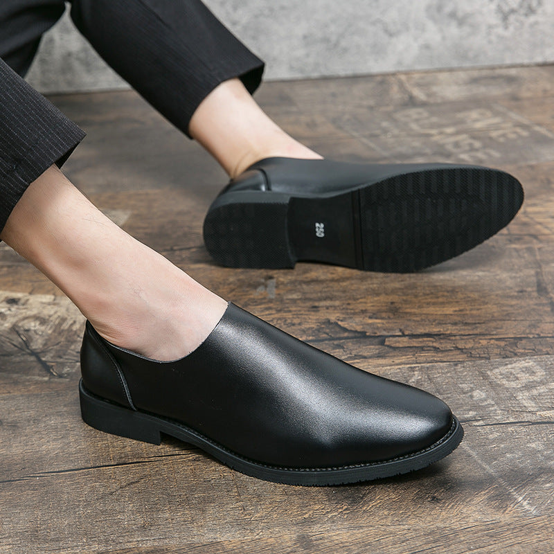 Men's Business Formal Wear Soft Pointed Korean Loafers