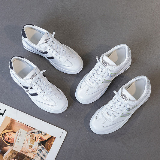 Women's & Men's Invisible Elevated White Simple Trendy Height Men's Shoes