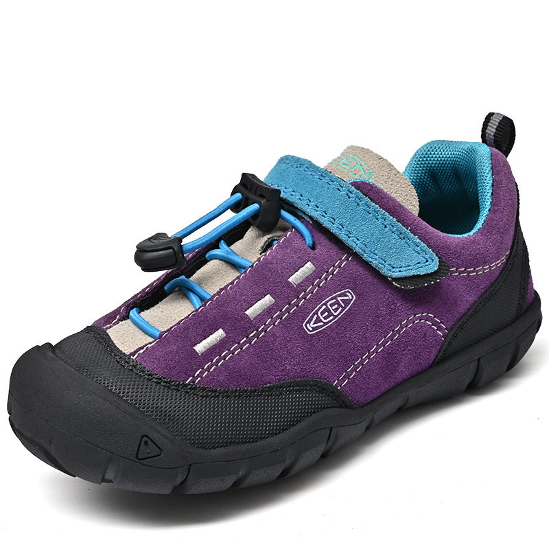 Children's Charming Cohen Outdoor Waterproof Hiking Kid's Sneakers