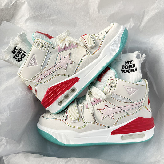 Women's Design Couple Korean Sports Increased Star Sneakers