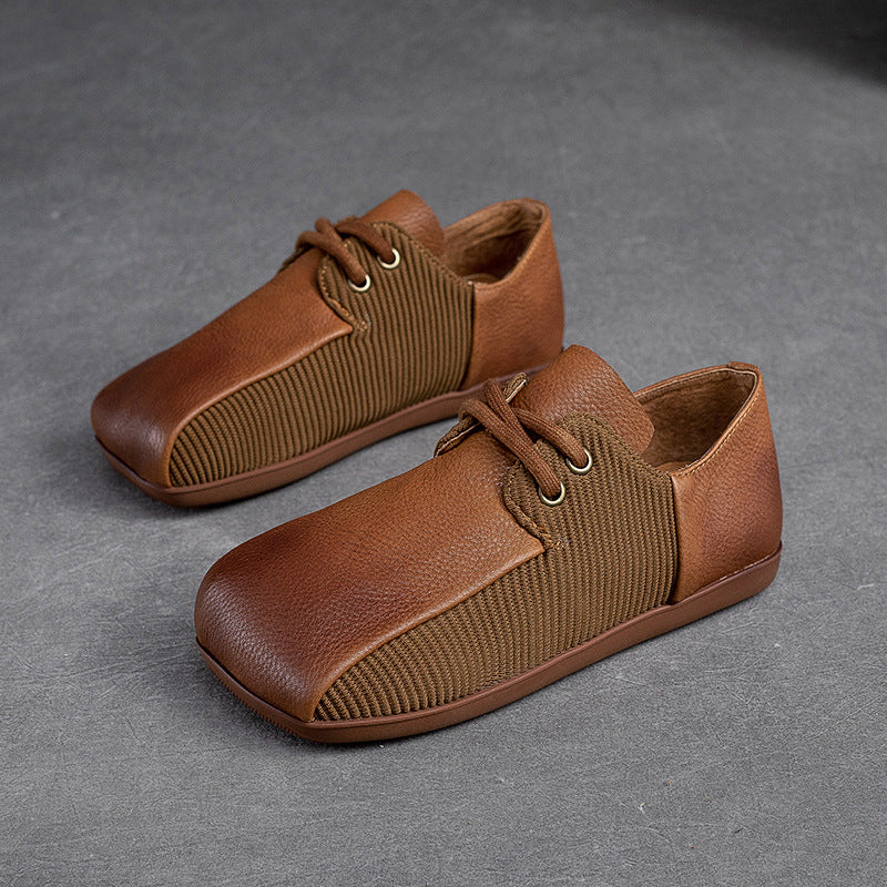 Women's Shu Retro Front Four Pumps Mori Style Casual Shoes