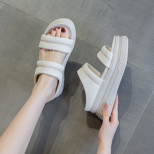 Women's Outdoor Fashion Fairy Style Platform Height Slippers