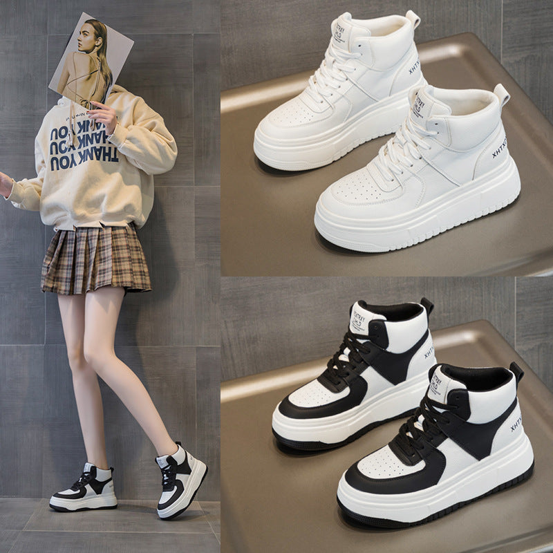 Women's Bottom Round Toe Stitching Single Lining Women's Casual Shoes